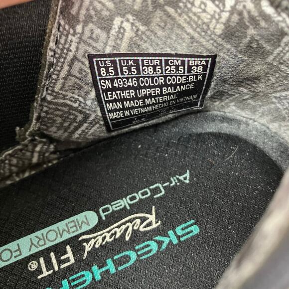 Skechers Relaxed Fit Bikers Londoner Women's Ankle Boots Black Suede Sz 8.5 - Picture 9 of 12